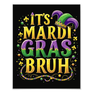 Foto Bruh Mardi Gras - Carnaval divertido y festivo