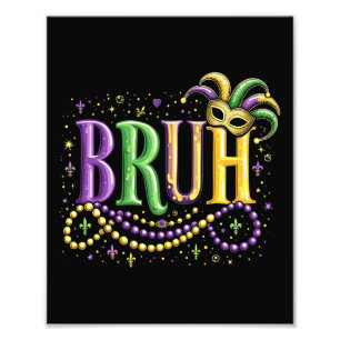Foto Bruh Mardi Gras - Carnaval divertido y festivo