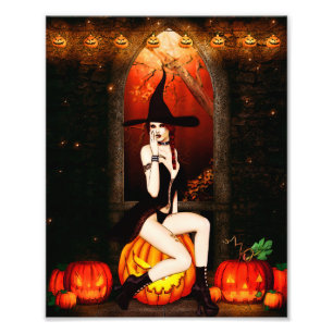 Foto Bruja del trono de calabaza
