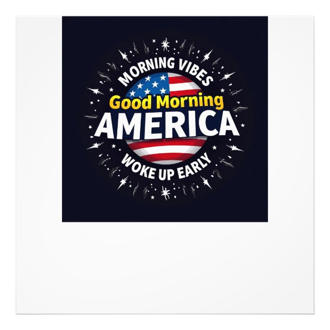 Foto Buenos días Estados Unidos - Un estallido de energ (Frente)