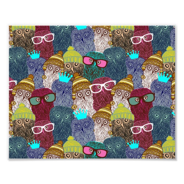 Foto Búho en la corona (Frente)