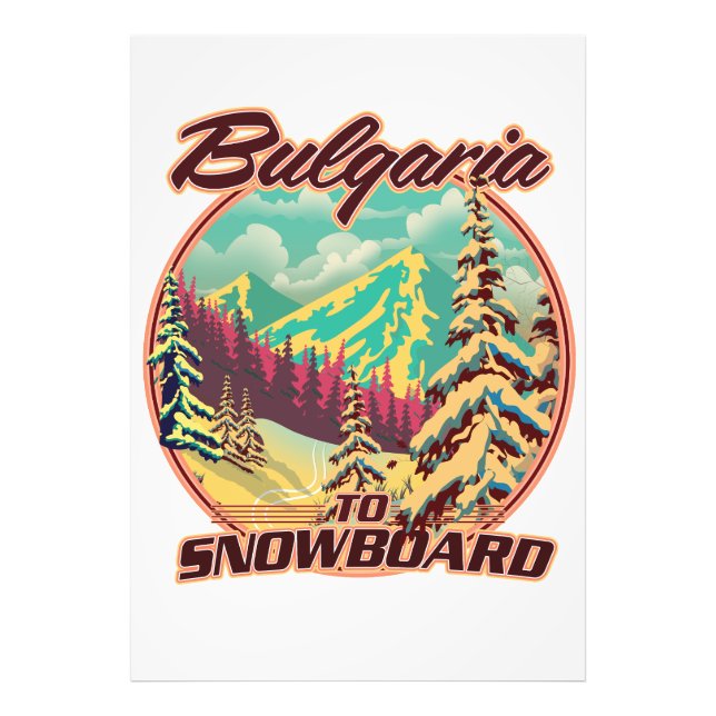 Foto Bulgaria a Snowboard (Frente)