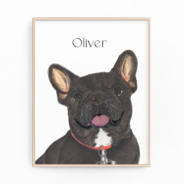 Foto Bulldog francés de Brindle Negro personalizado