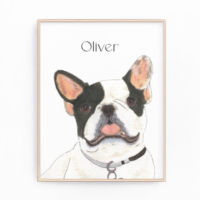 Foto Bulldog francés de canto blanco personalizado (Subido por el creador)
