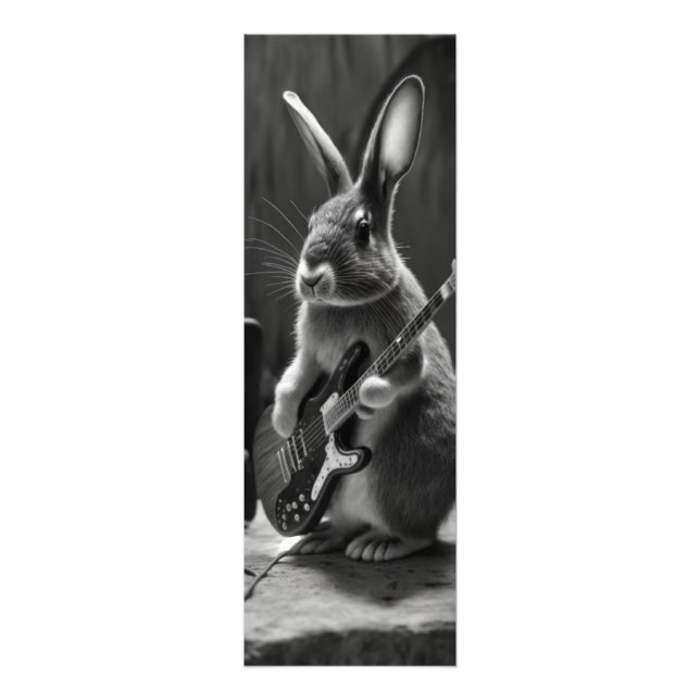 Foto Bunny tocando una guitarra (Frente)