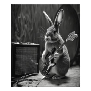 Foto Bunny tocando una guitarra
