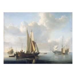 Foto Buques frente a la costa, Willem van de Velde (II)