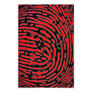 Foto Burbuja de la huella dactilar