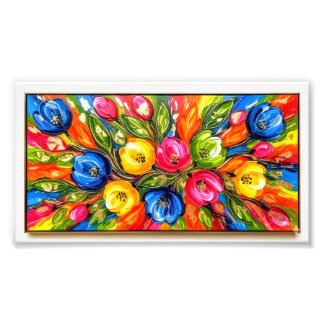 Foto "Burst mística de la sangre - Arte floral abstract