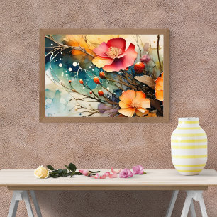 Foto Burst of Brilliance: Resumen de arte floral