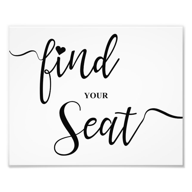 Foto Buscar su Rótulo Boda de asiento (Frente)