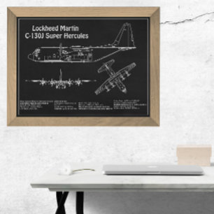 Foto C-130 Hércules - Planes de Plano Azul de Avión PD