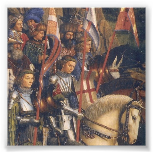 Foto Caballeros de Cristo (Altarpe de Gante), Jan van E (Frente)