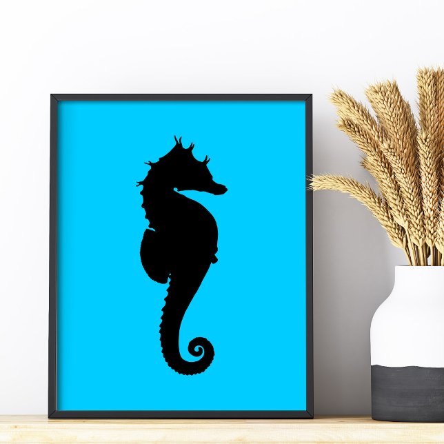 Foto Caballito de Mar Acuático (Aquatic Sea Horse Photo Print)