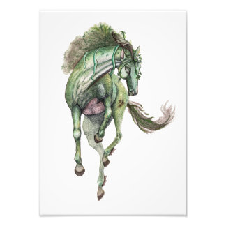 Foto Caballo de agua Kelpie en acuarelas