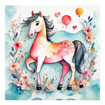 Caballo florido
