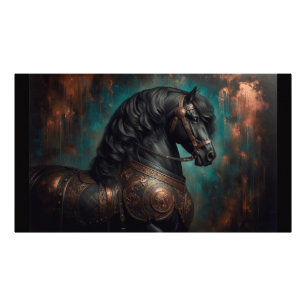 Foto Caballo Friesiano poster Caballo de Guerra Gótica