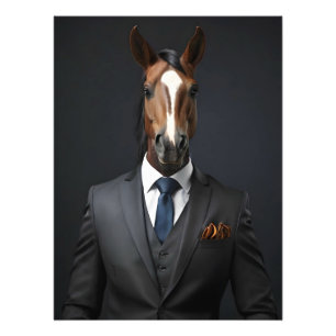 Foto Caballo gracioso en el traje