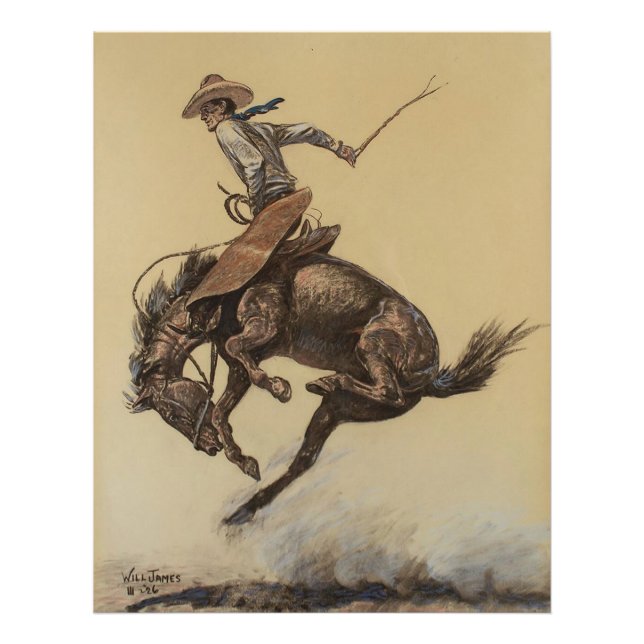 Foto “Caballo que se encabrita” Arte Occidental de Will (Frente)