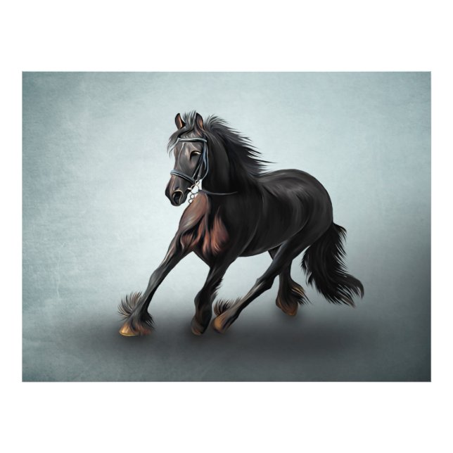 Foto Caballo retrato dibujado (Frente)