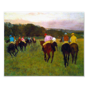 Foto Caballos de carreras Edgar Degas en Longchamp