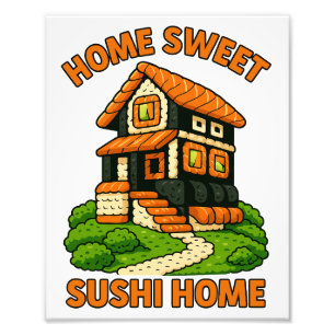 Foto Cabaña de comida de casa de sushi sinusal