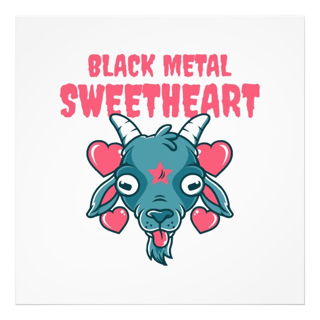 Foto cabeza de cabra adorable baphomet (Frente)