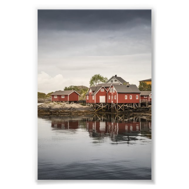 Foto Cabinas Rojas de Noruega (Frente)