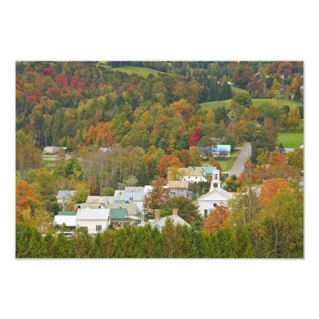 Foto Cabot, Vermont en otoño. Reino del Noreste. (Frente)