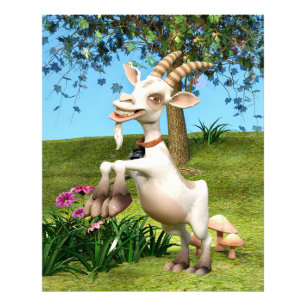 Foto Cabrito de dibujos animados divertidos arte de jar