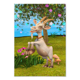 Foto Cabrito de dibujos animados divertidos arte de jar