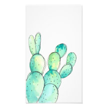 Cactus acuarela
