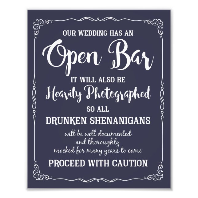 Foto cada historia de amor es hermosa señal de boda (Frente)