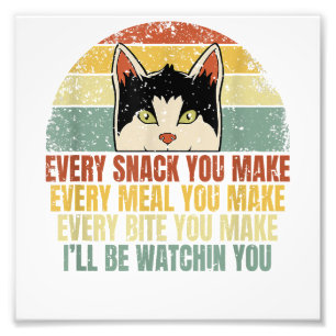 Foto Cada refrigerio que haces a un gato amante de los