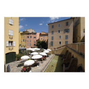 Foto Café exterior, Place de l'Eveche, Grasse,
