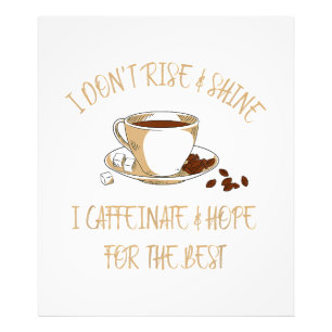Foto Café gracioso - No me levanto y resplanto café