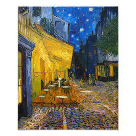 Foto Cafe Terrace de noche | Van Gogh | Impresión fotog