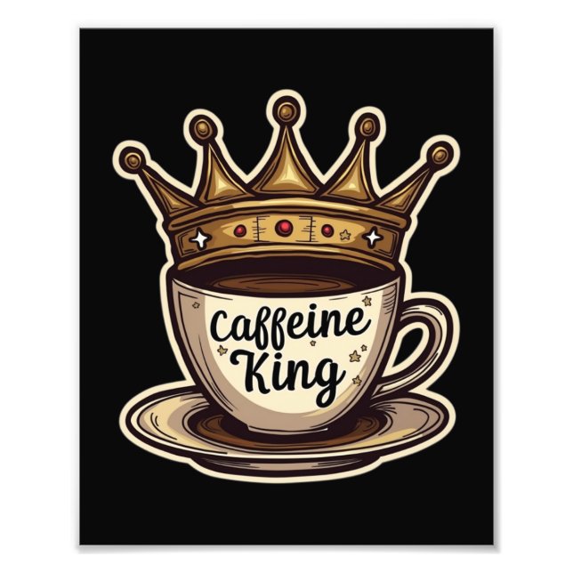 Foto Caffeine King - Coronado Por El Café (Frente)