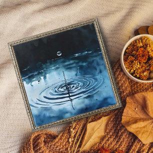 Foto Caída De Cristal: Una Coloración De Agua