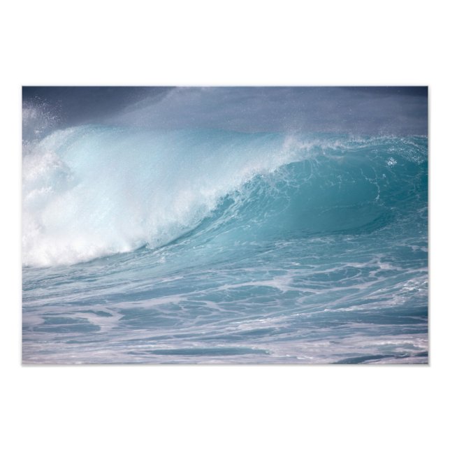 Foto Caída de olas azules, Maui, Hawaii, Estados Unidos (Frente)