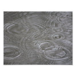 Foto Caídas de lluvia y círculos