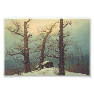 Foto Cairn en la nieve por Caspar David Friedrich