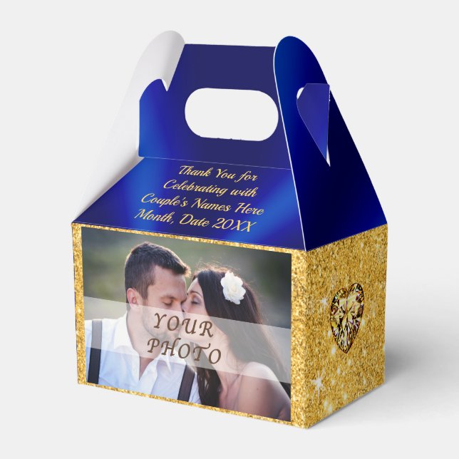 FOTO, cajas de favores de boda personalizadas (Front Side)