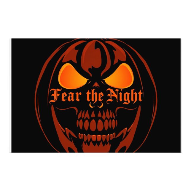Foto Calabaza de Halloween, calabaza de miedo, miedo po (Frente)