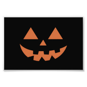 Foto Calabaza de Halloween con Cara de Jack O' Lantern 