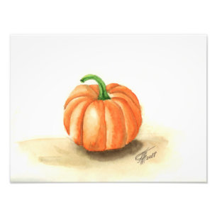 Foto Calabaza naranja brillante