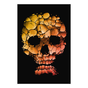 Foto Calavera de Piedra – Arte Gótico Único Inspirado e