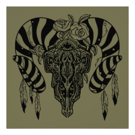 Foto Calavera de toro tribal