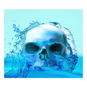Foto Calavera en el agua