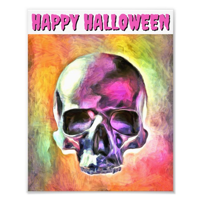 Foto Calavera pintada. Personalizada (Frente)